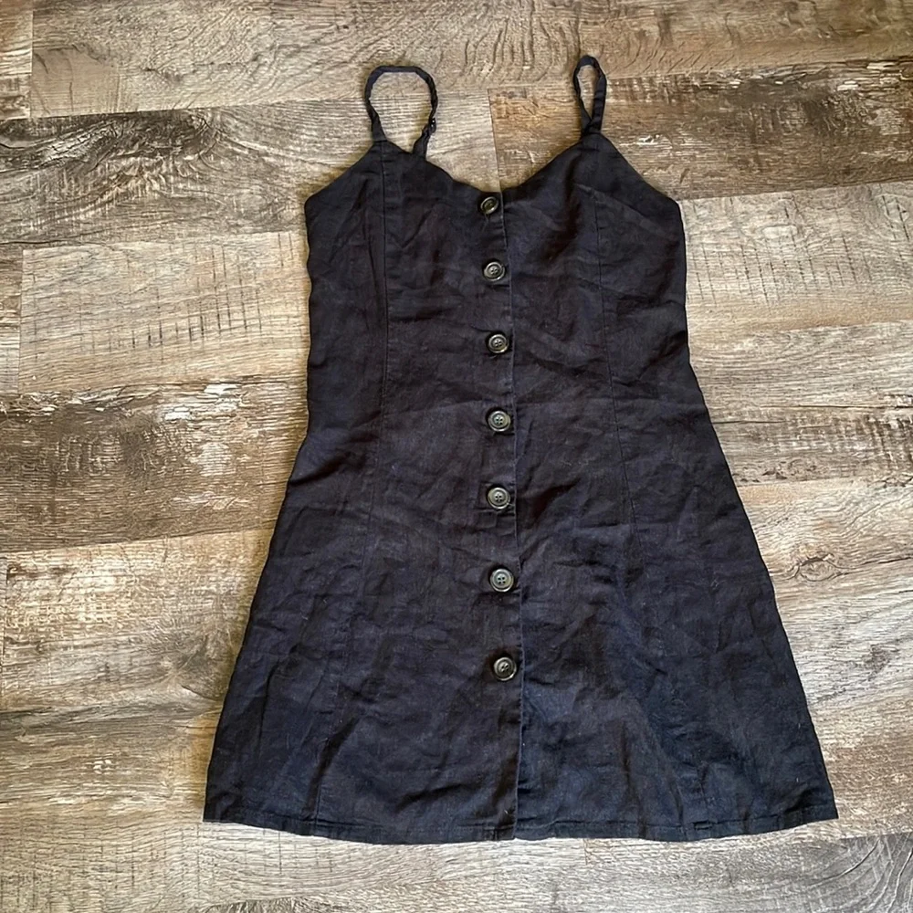 Linen blend dress - Picture 1 of 4